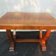Art Deco lyre table 2 extensions 4/8 guests