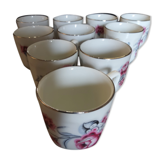 Lot de 10 tasses