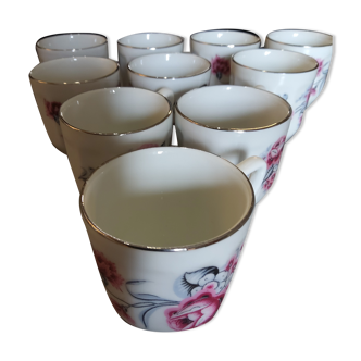 Set of 10 cups