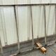 Workshop canopy from the early 20th century in cast iron (1 pane with a crack)