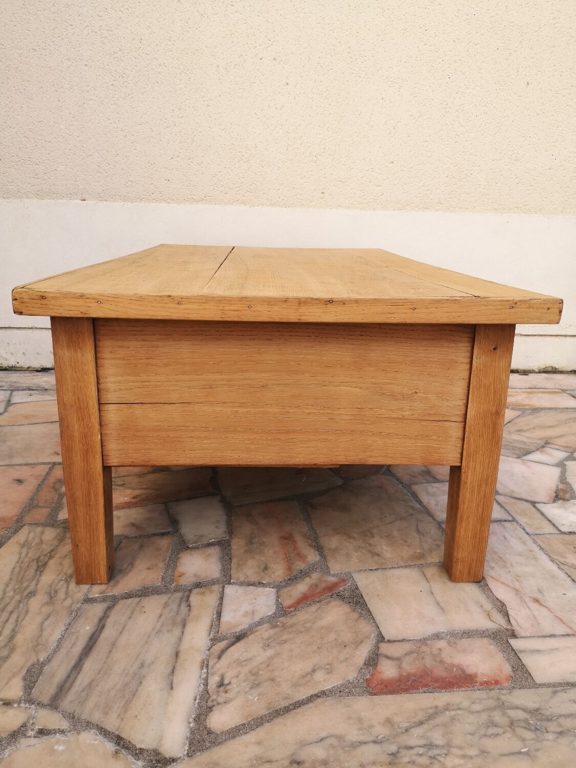 Wooden coffee table