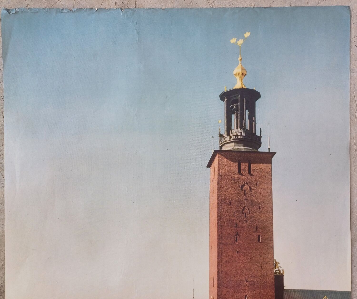 Old poster Stockholm - Photo Lars Ryde 1950's