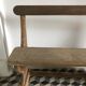 Wooden school bench