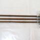 Antique towel rack has three arms