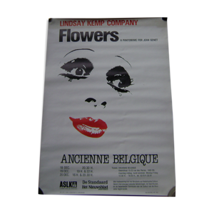 Affiche Flowers spectacle - 1980