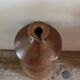 Vintage Bourne Deney stoneware liqueur bottle with pouring spout.