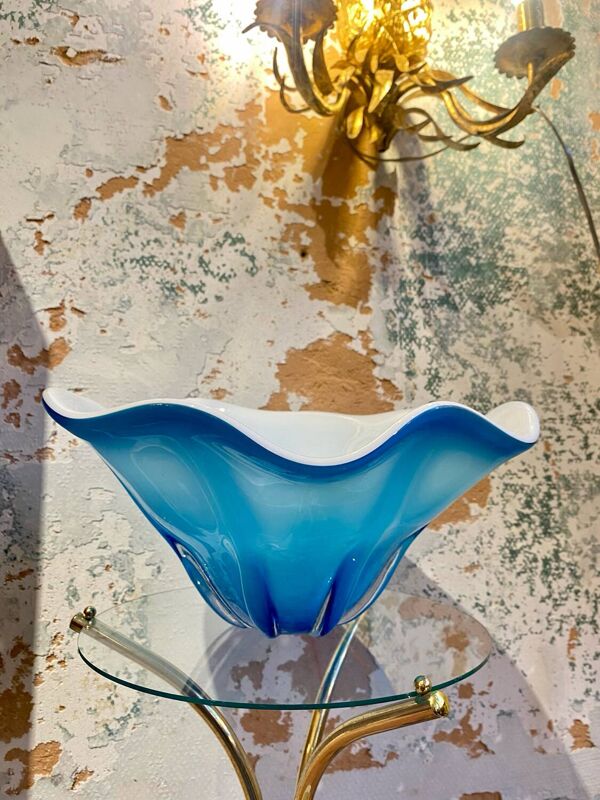 Vase / coupe à fruits Murano Fazzoletto pour Venini