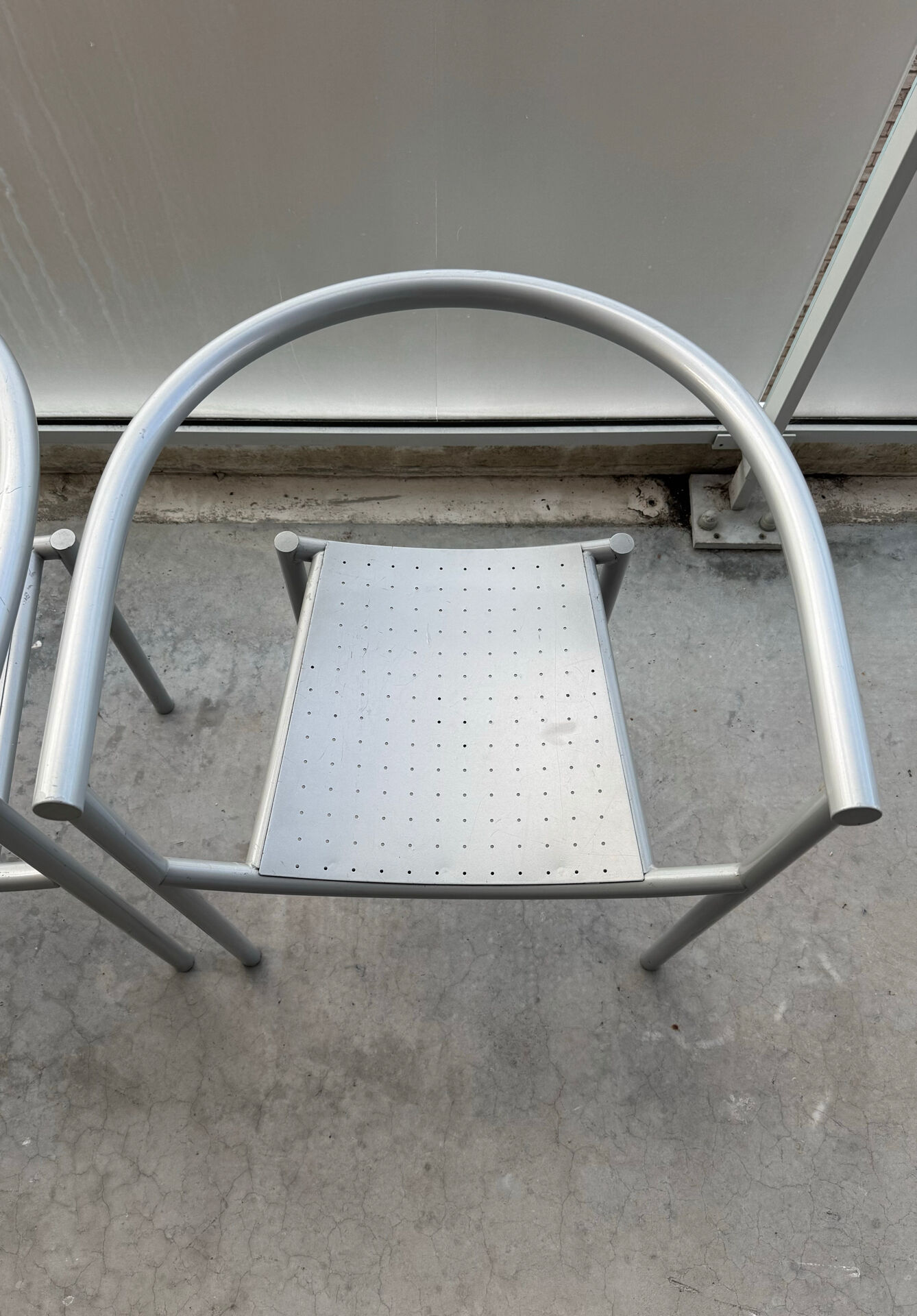 2 chairs by Von Vogelsang Philippe Starck