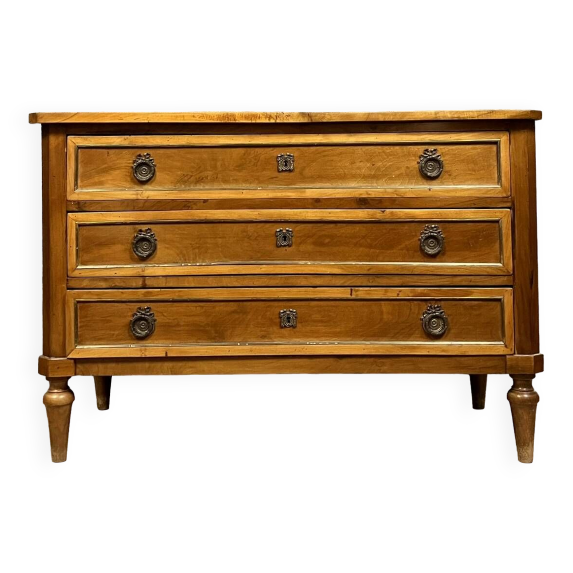 Superbe commode époque Louis XVI en noyer