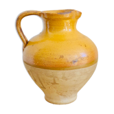 Cruche vintage en terre vernissée