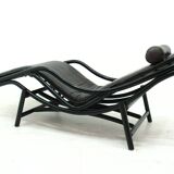 Rattan Chaise Longue, 1980s