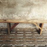 Old bench sidetable pine bench