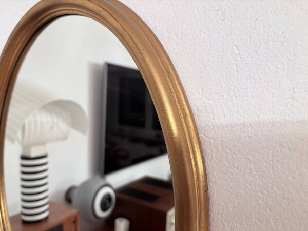 Mirror in a gilded wooden frame, Germany, 1960s