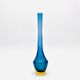 Soliflore Sommerso Flavio Poli Murano 26cm Blue Amber Gallery Condition
