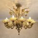 Large Murano glass chandelier – 12 lights – early 20th century