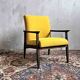 Fauteuil vintage restauré par ton (années 1960)