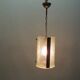 Suspension verre style lanterne vintage