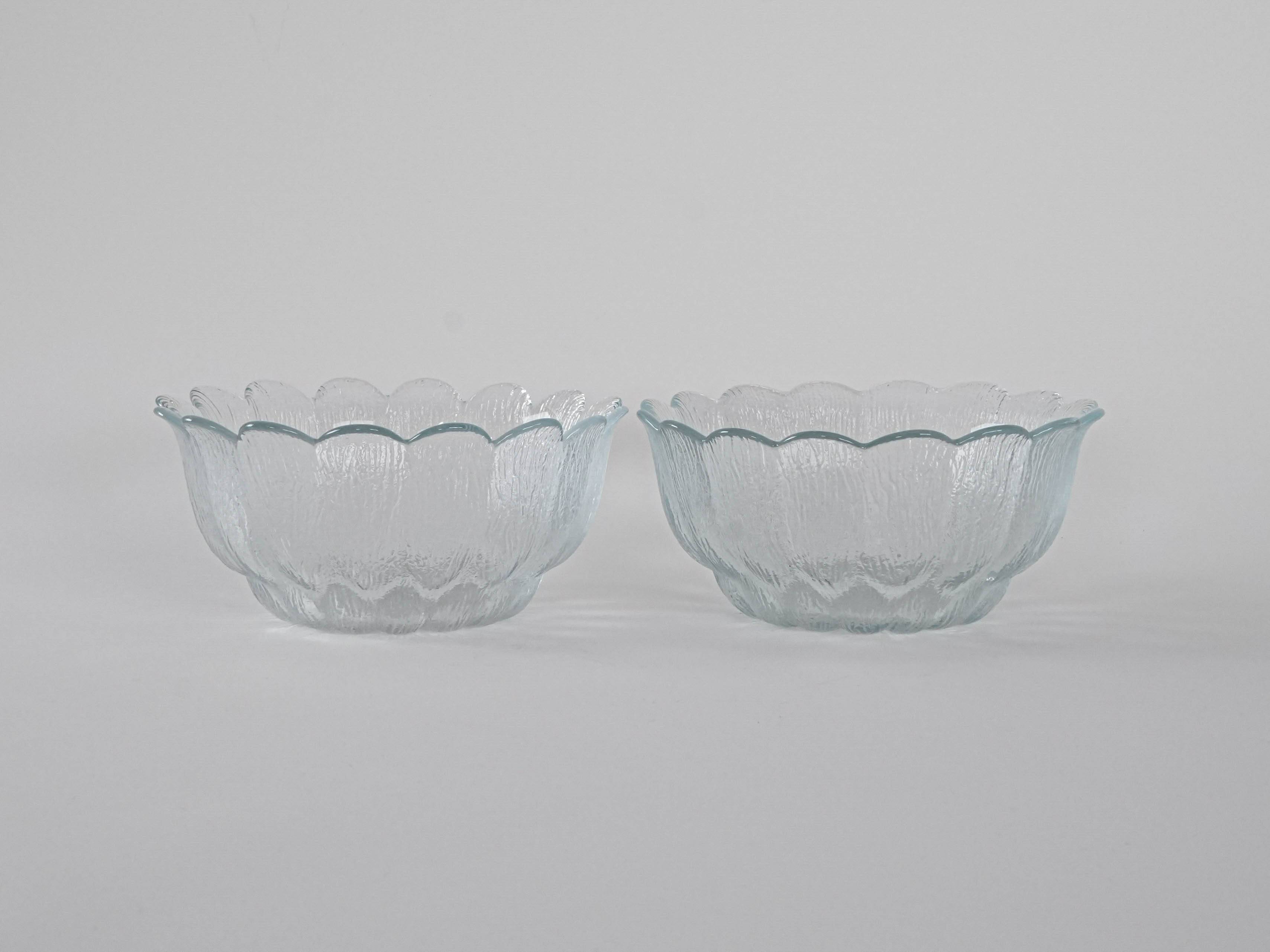 Glass bowl, Danish design, 1970s, manufacturer: Holmegaard
