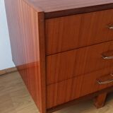 Vintage lowboard with drawers and shelves, 1970