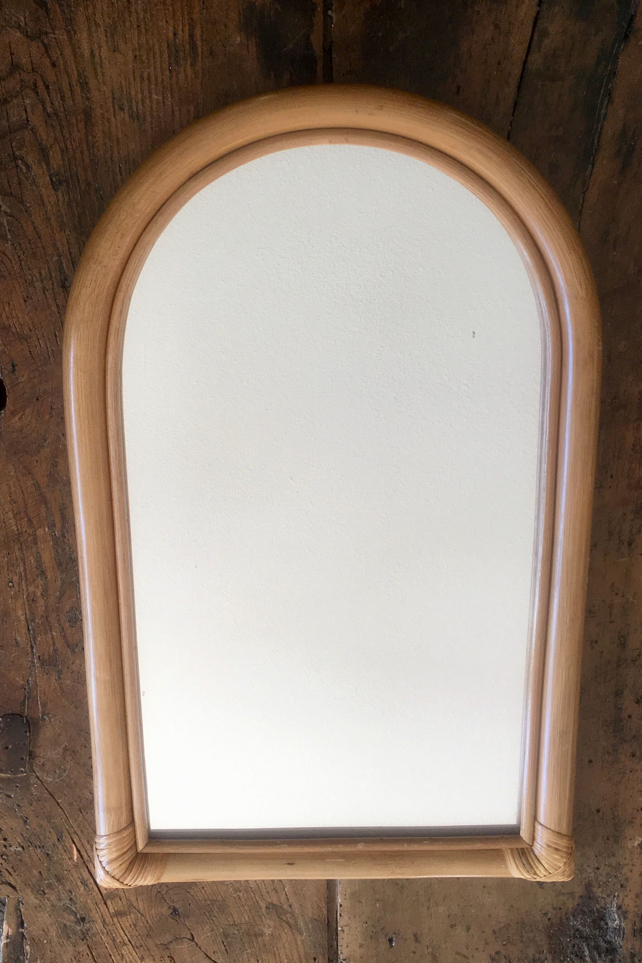 Mirror rattan 56x36cm