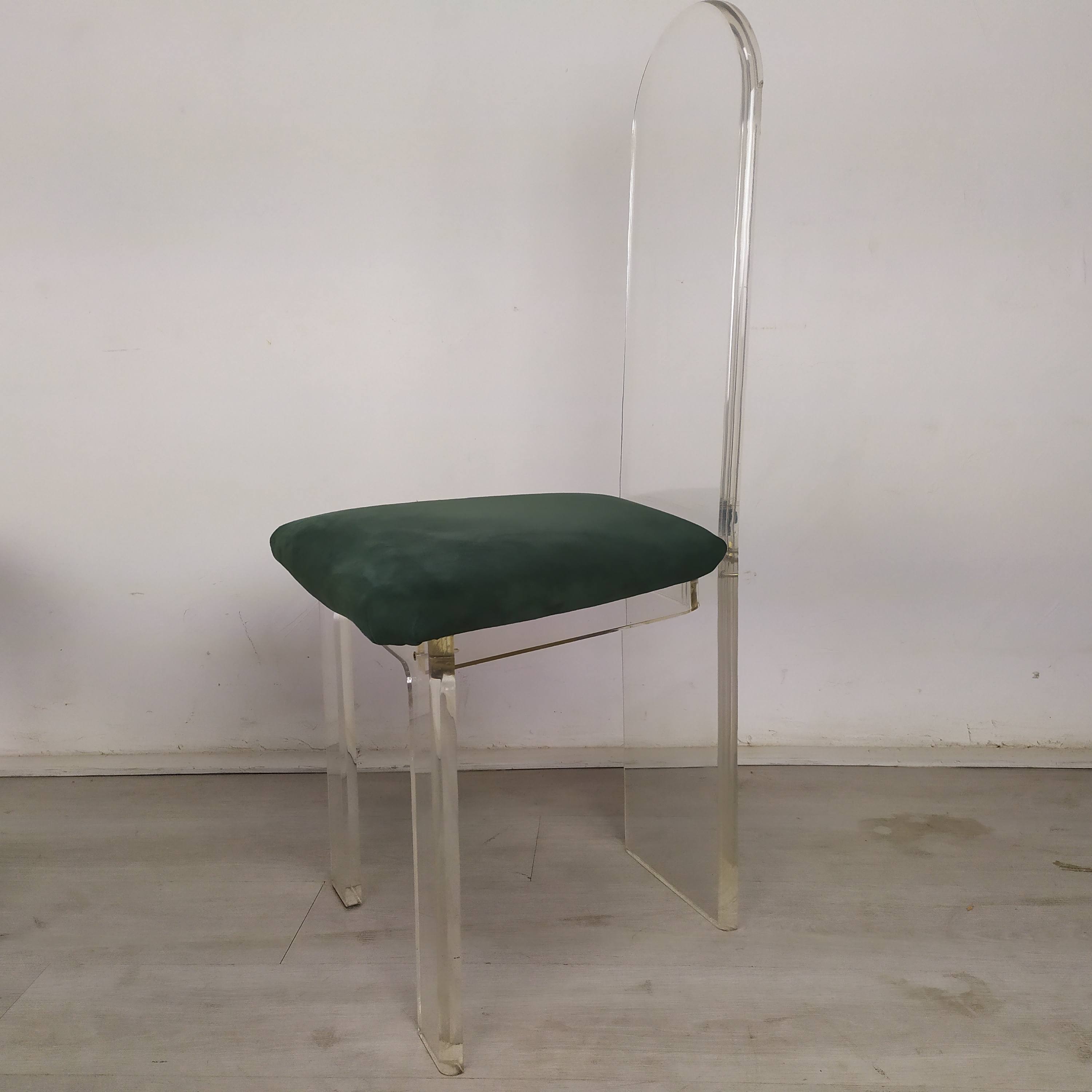 Plexiglas chairs Roche Bobois