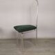 Série de 4 chaises plexiglas Roche Bobois