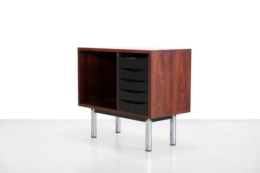 Rosewood Danish design record player cabinet