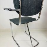 Grey cantilever chair