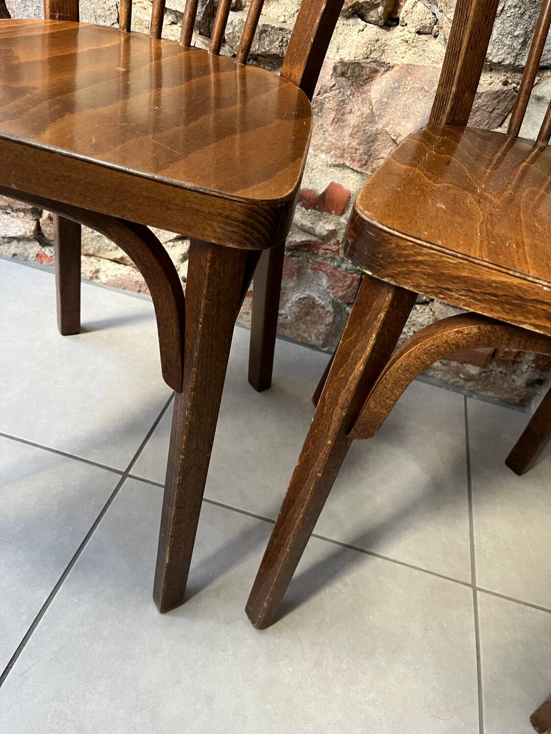 Paire de chaises bistrot Baumann