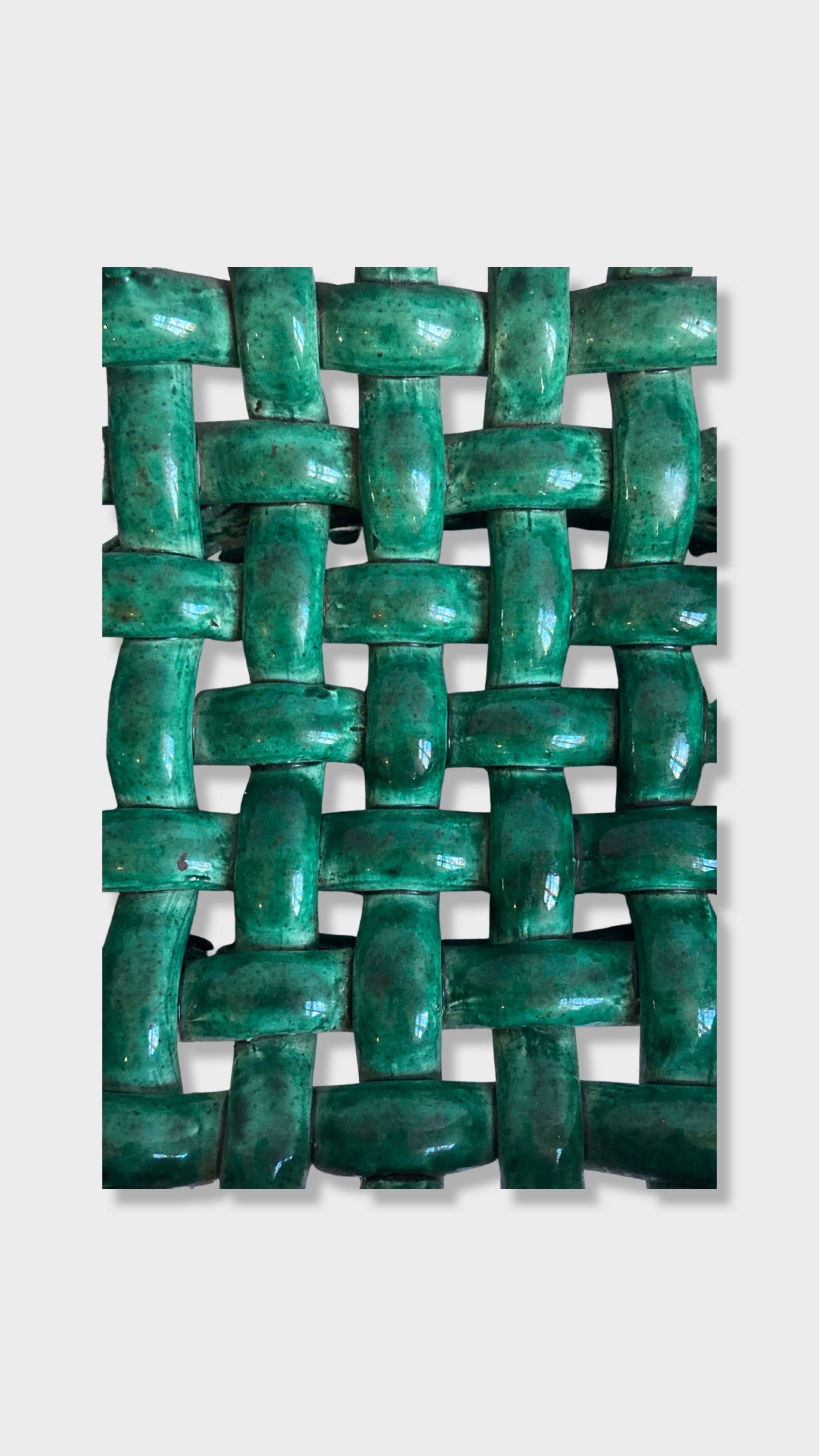 Jerome Massier, Braided Fruitbowl, Vallauris, Made in France