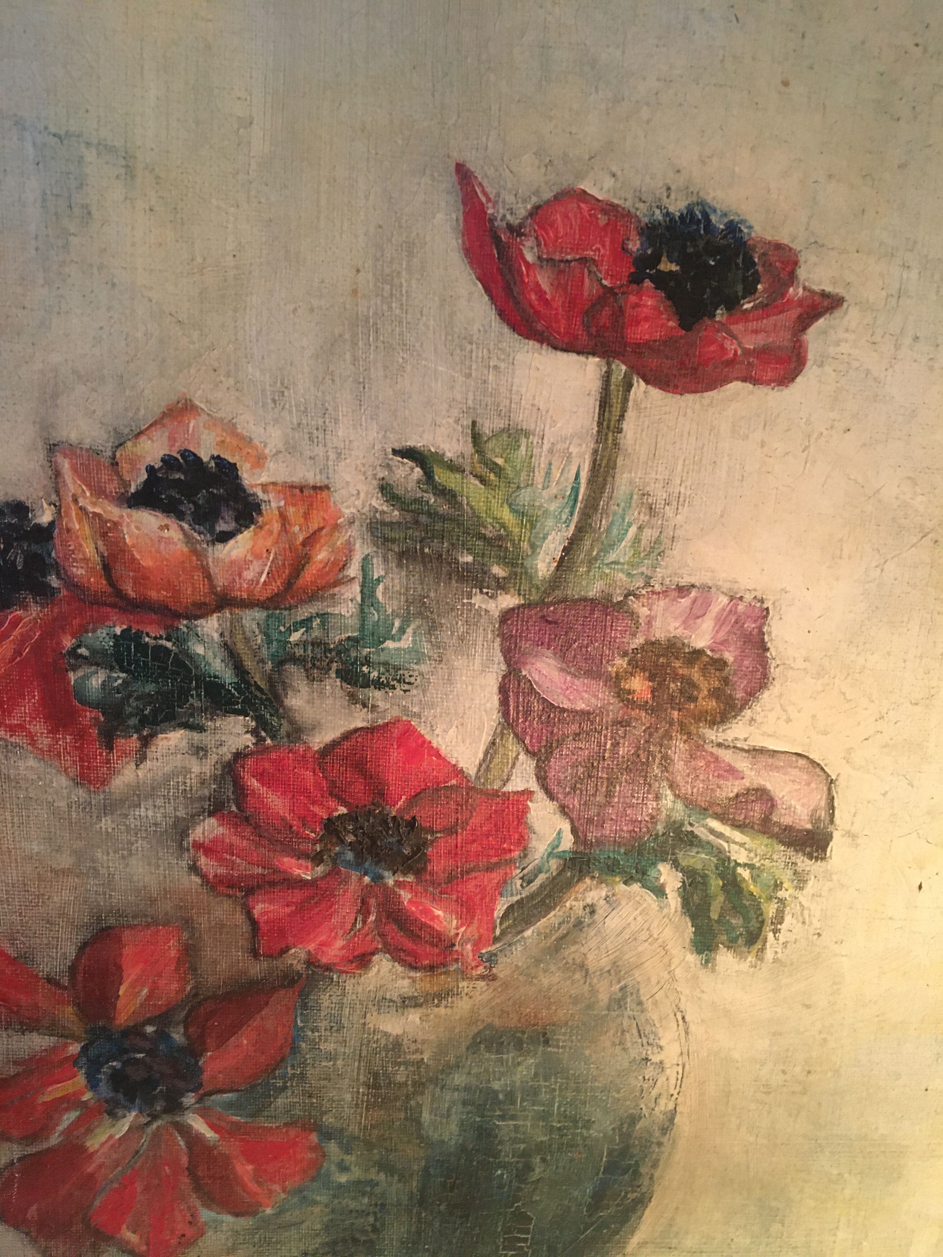 Signed oil on canvas, 1950s