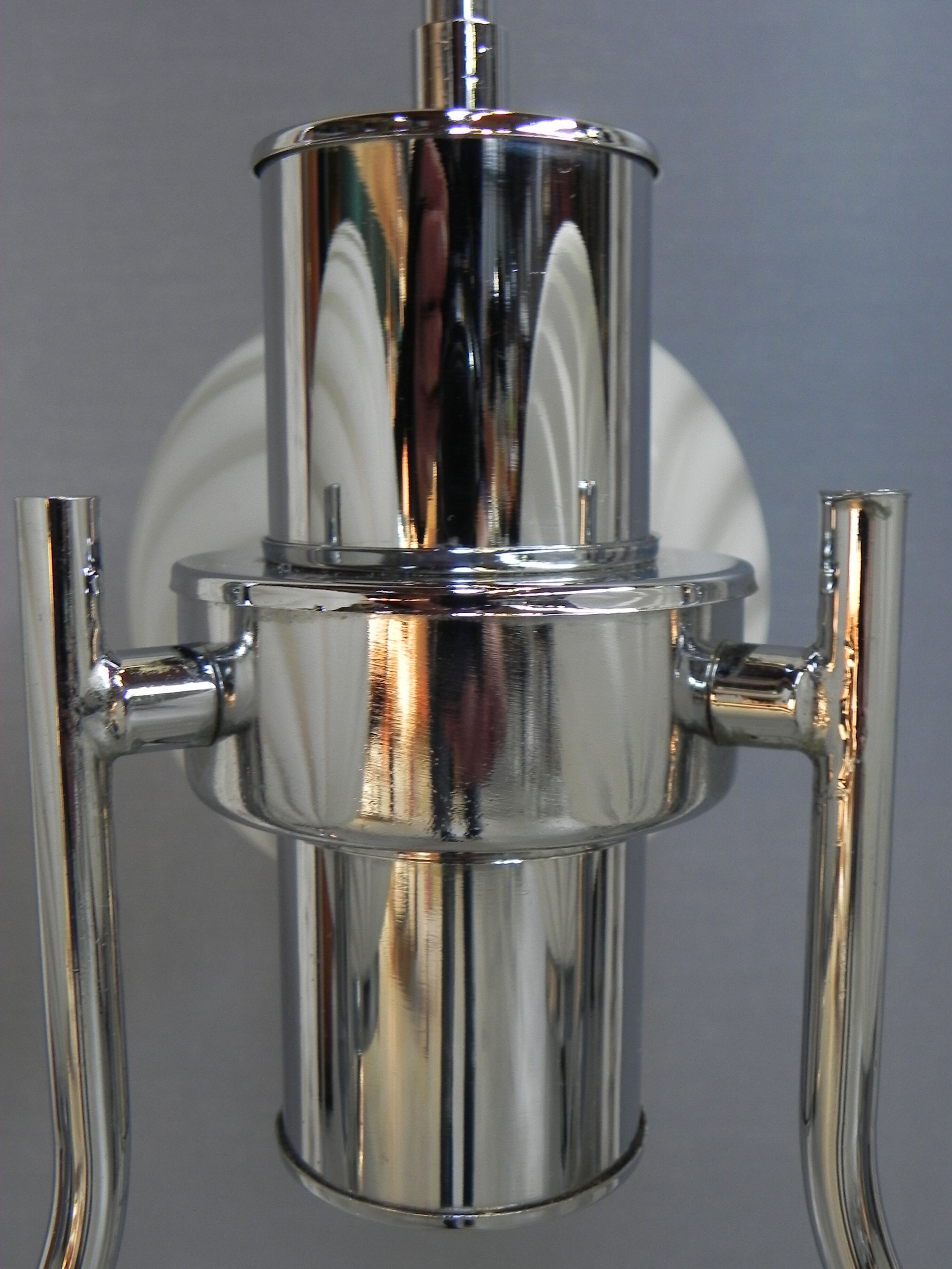 Vintage chandelier with 3 globes