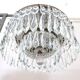 Chandeliers With Large Crystal Drops, Italy, Early 20th Century