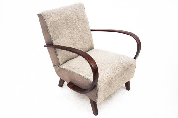 Fauteuils Art Déco conçus par J. Halabala, Tchécoslovaquie, années 1930.