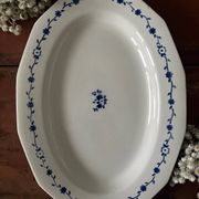 Saint Amand ironstone oval dish