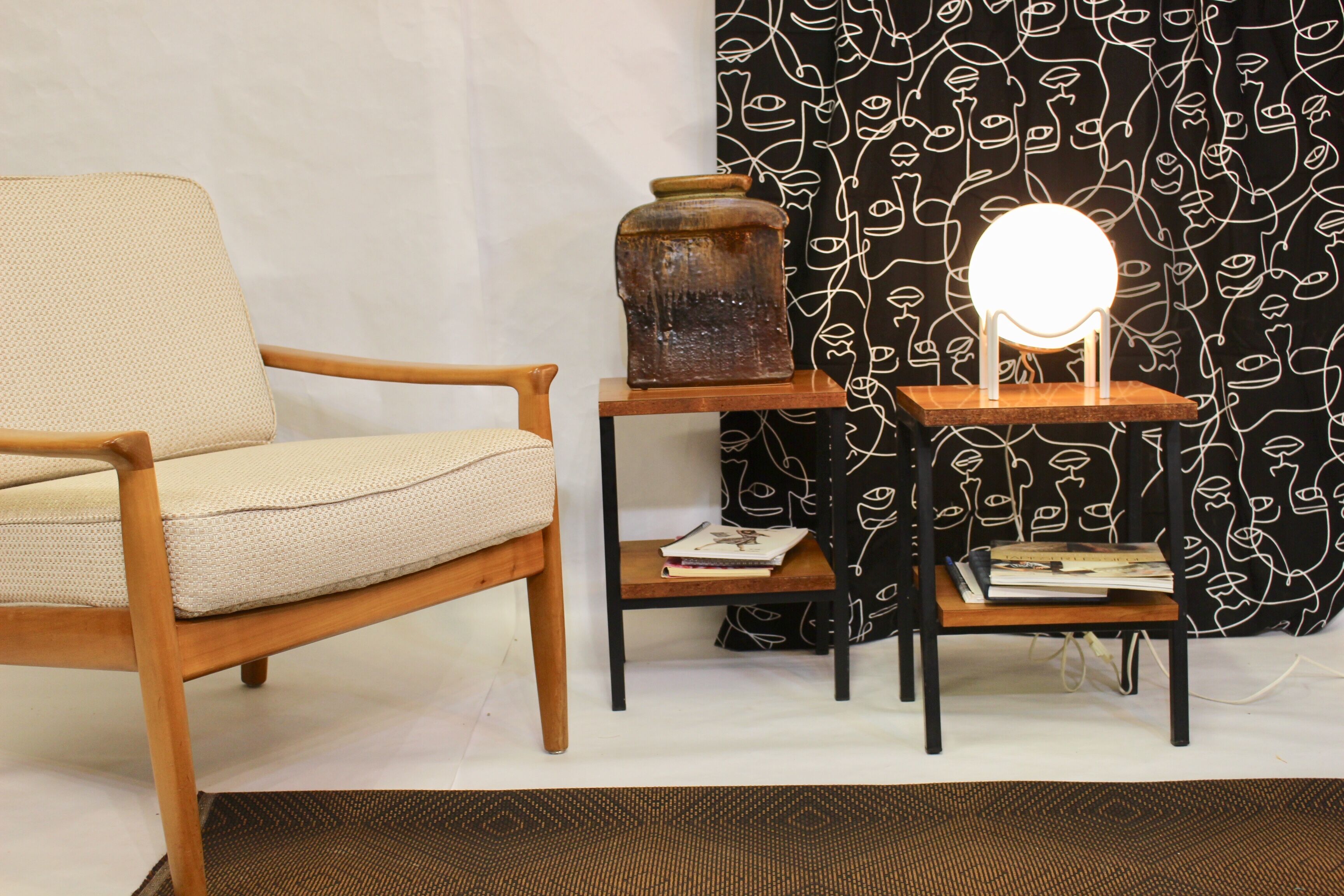 Pair of vintage tables