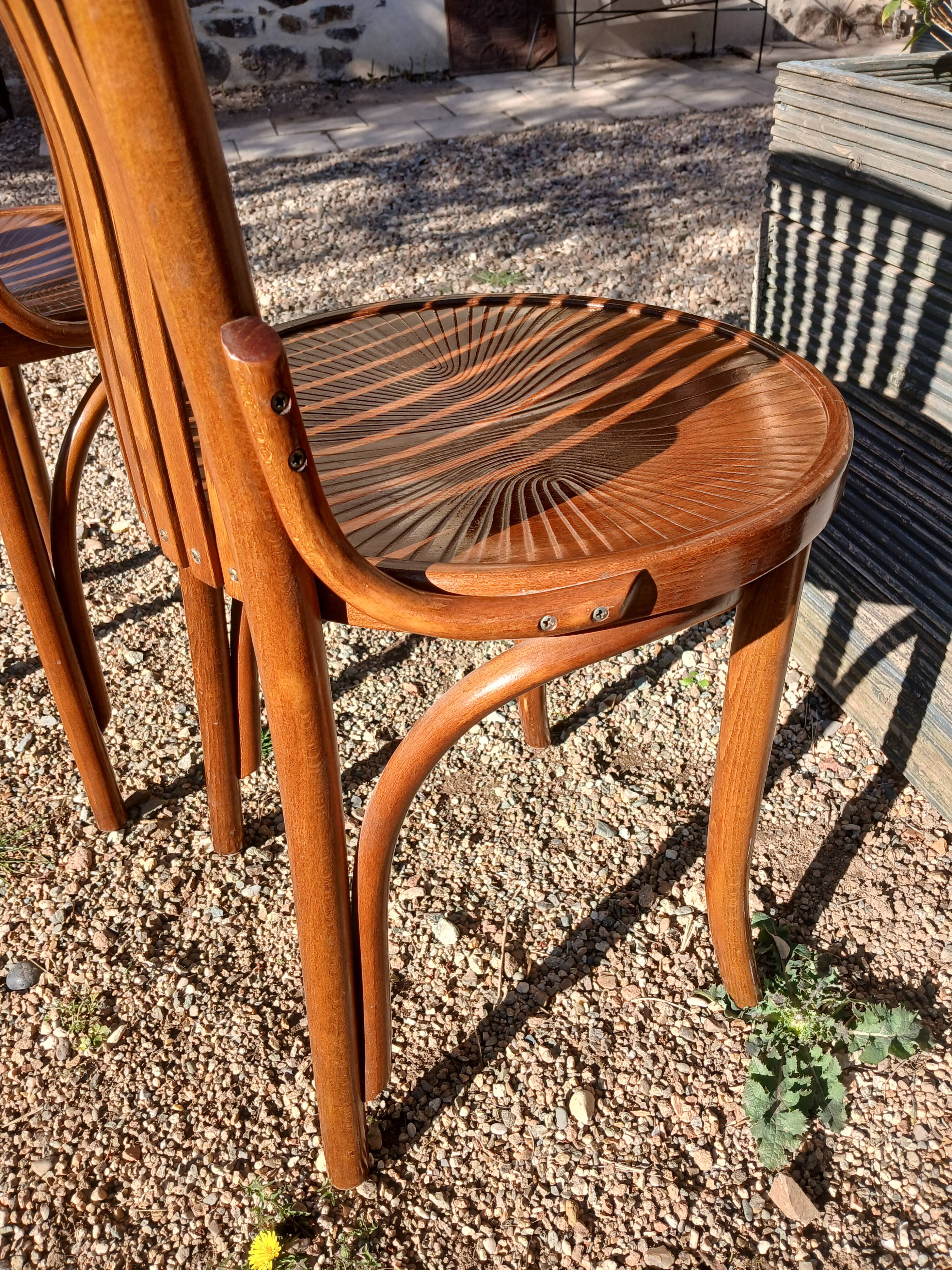 2 Thonet style bistro chairs