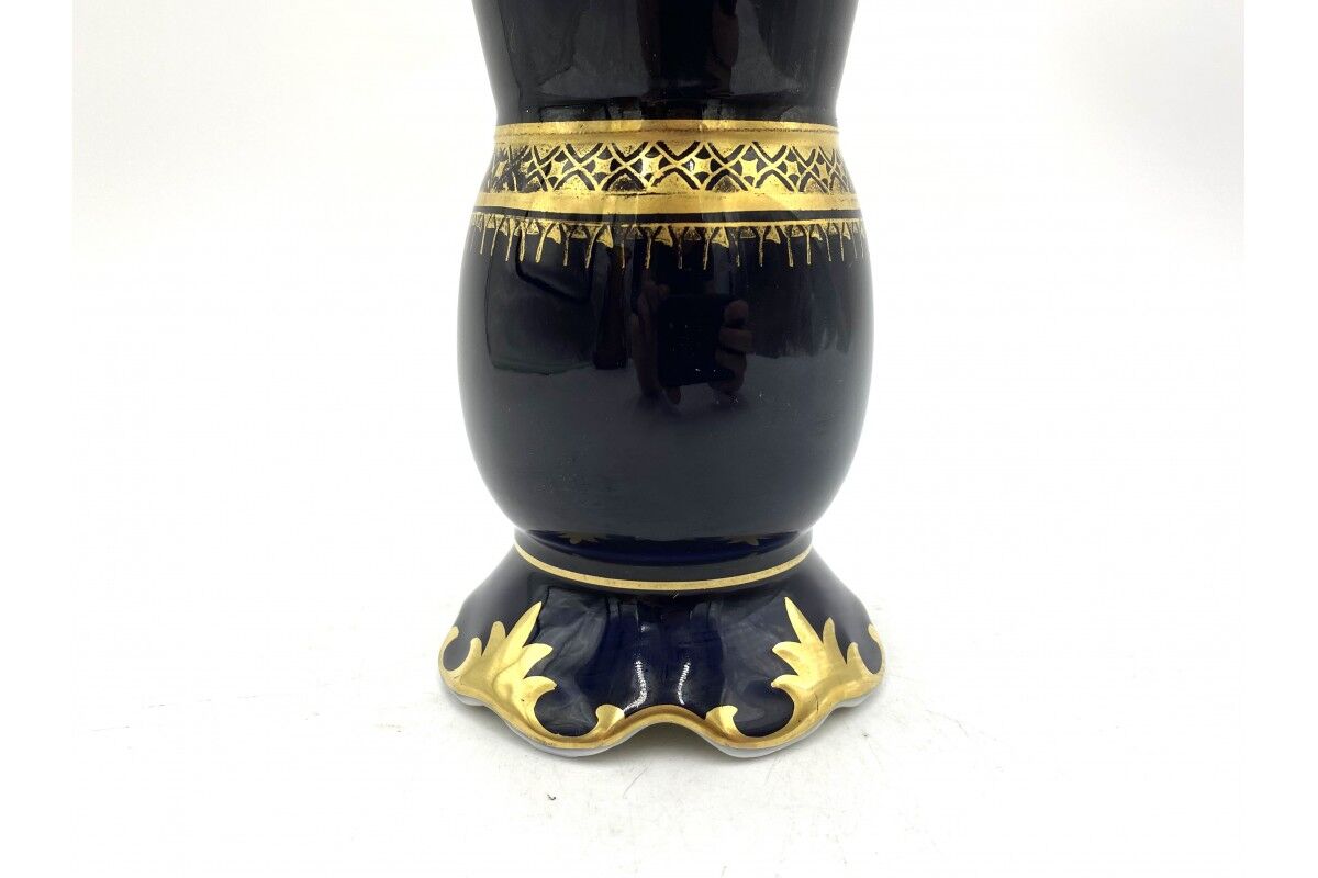 Cobalt Vase, Krister Porzellan, 1930s