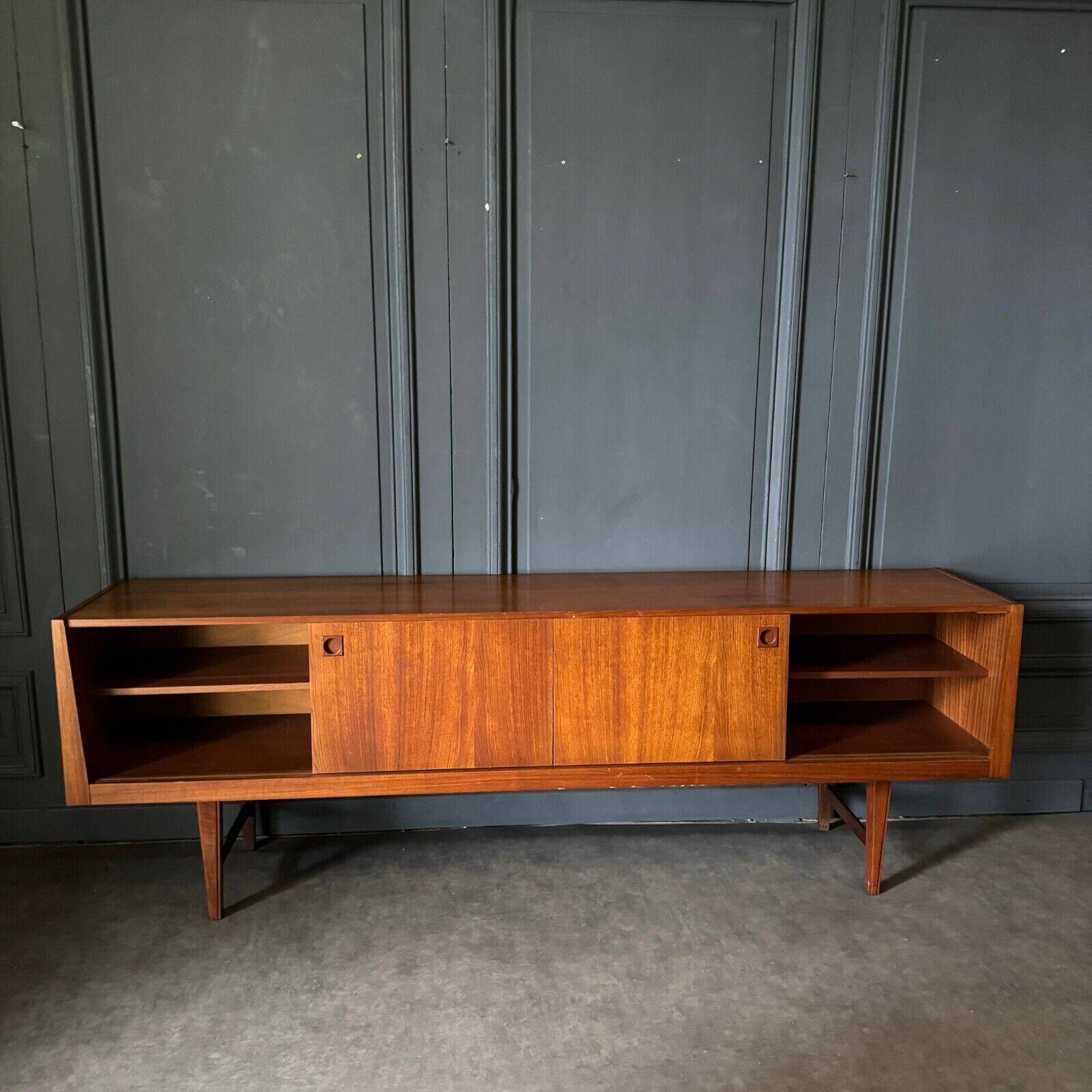 Scandinavian sideboard with 3 sliding drawers, 1960