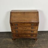 English oak writing desk