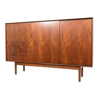 Mid-Century Danish Teak High Sideboard, 1960s