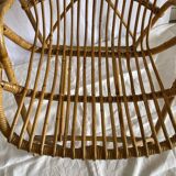 Pair of rattan basket chairs