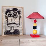 Vintage 80s colorful lamp