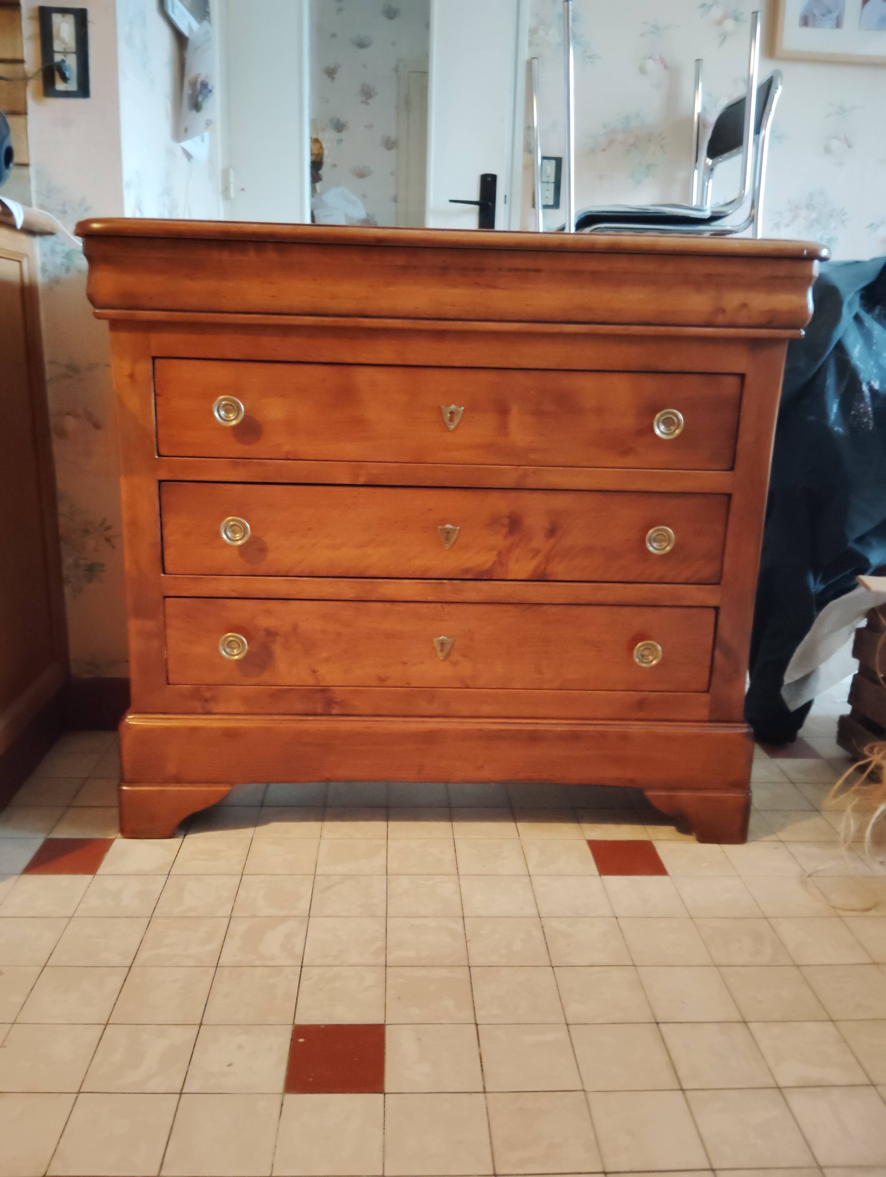 Small Louis Philippe-inspired chest of drawers