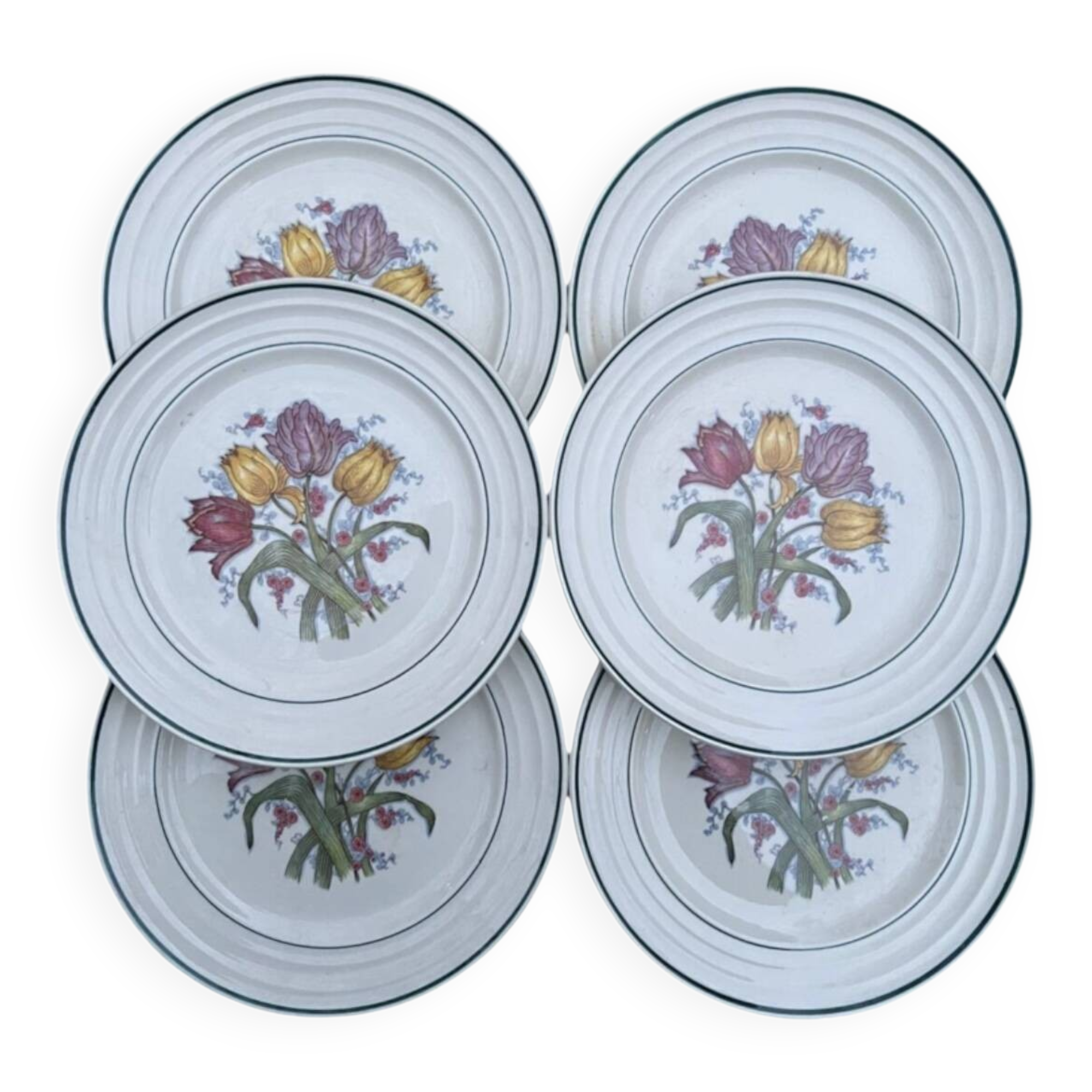 Villeroy Boch - 6 assiettes à dessert