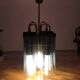 Lustre  Zelezny Brod fait main en verre années 60