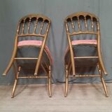 Pair of golden chairs Napoleon III