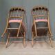 Paire de chaise dorées  Napoleon III