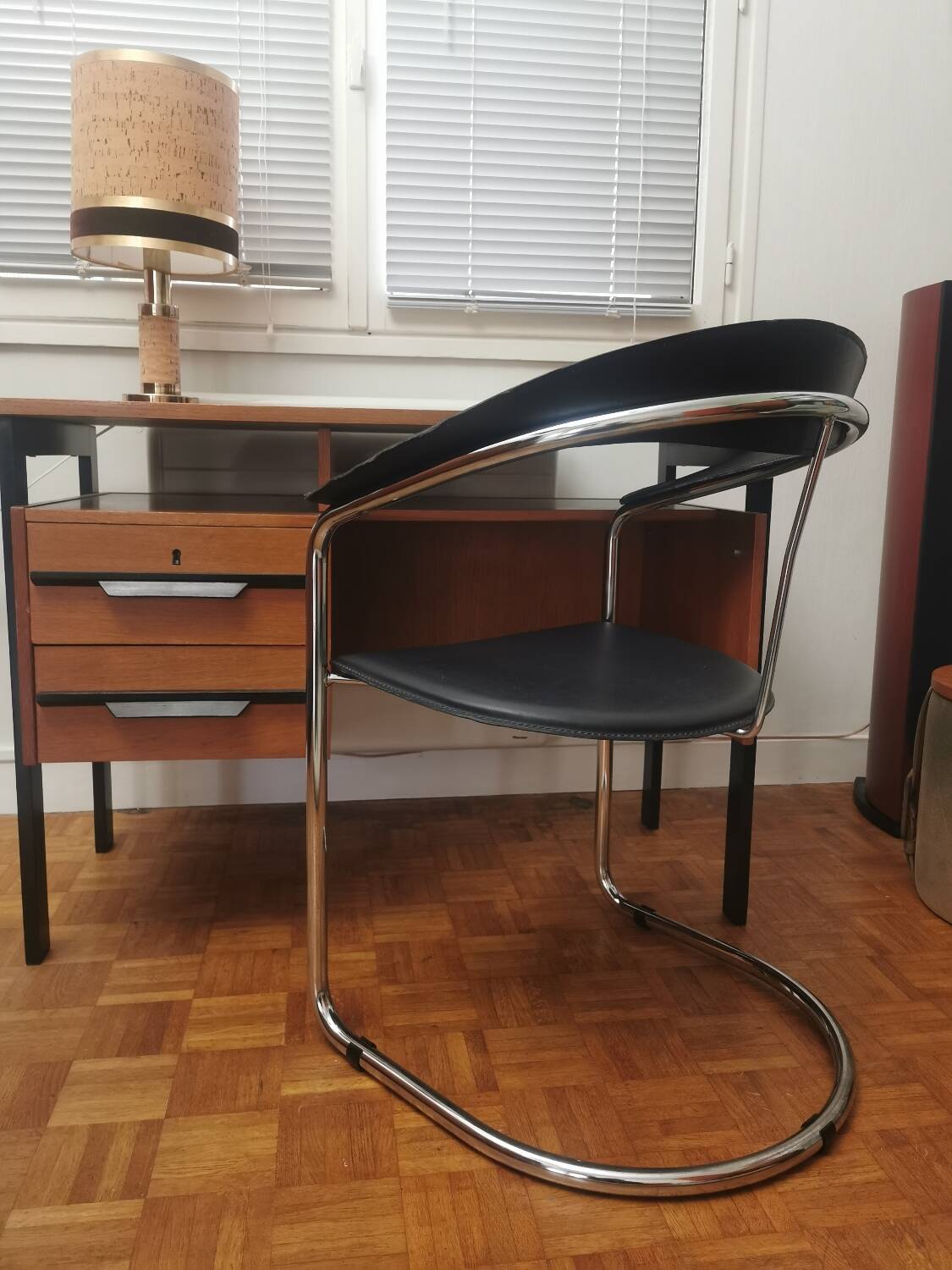 Canasta cantilever chair by Arrben chrome