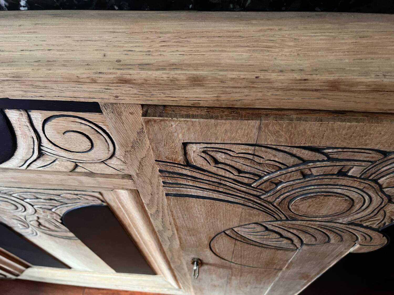 Art Deco sideboard marble top